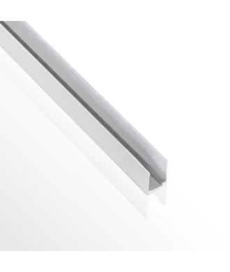 kelvo® NEONPRO KLV-101-0067 Βάση Στήριξης για Neon Flex - Λευκό Ματ - Μ300 x Π0.8 x Υ1.3cm - Πακέτο 5 Τεμαχίων